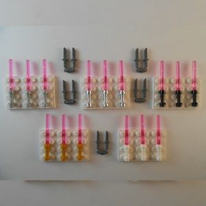 Lego lightsabers knifes Brand new!